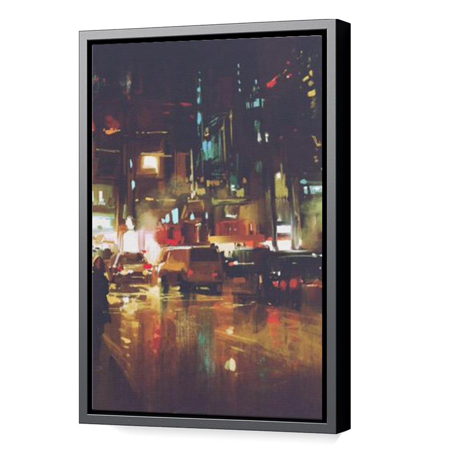 Thumbnail for Canvas - Black Floating Frame