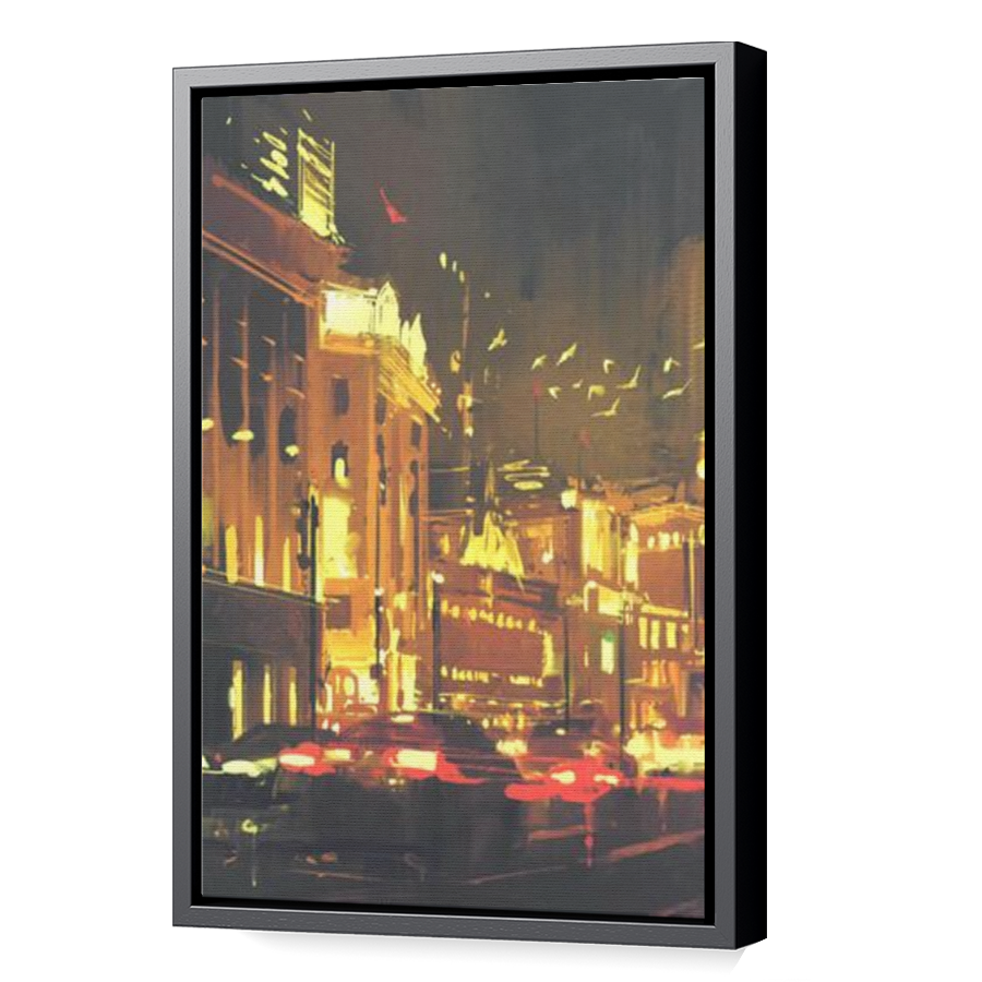 Thumbnail for Canvas - Black Floating Frame