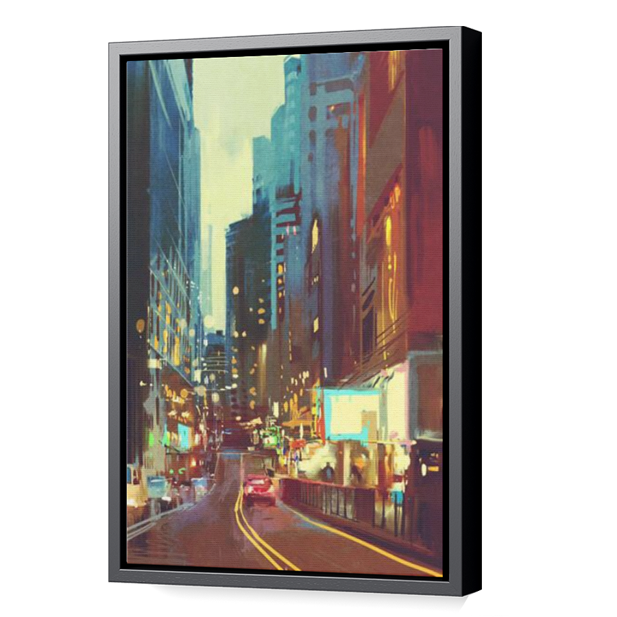 Thumbnail for Canvas - Black Floating Frame