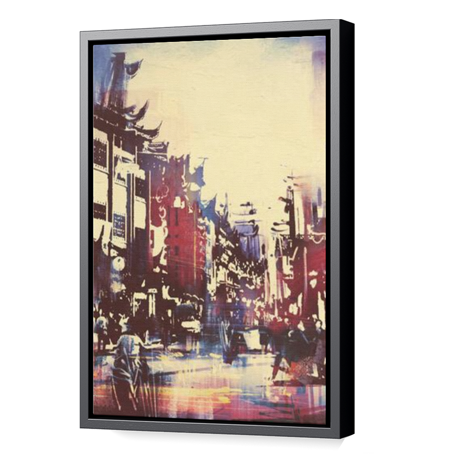 Thumbnail for Canvas - Black Floating Frame