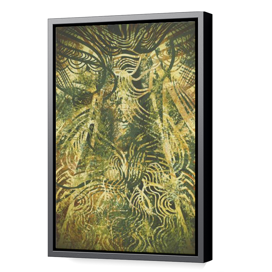 Thumbnail for Canvas - Black Floating Frame