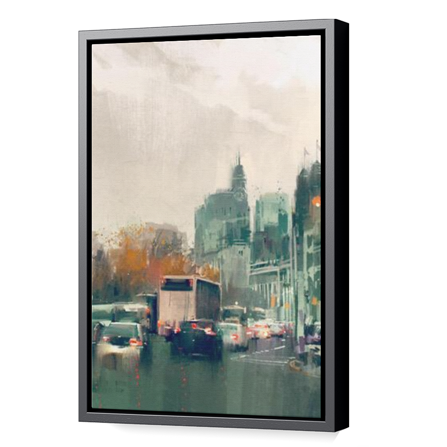 Thumbnail for Canvas - Black Floating Frame