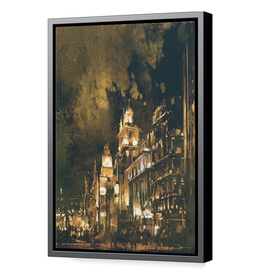 Thumbnail for Canvas - Black Floating Frame