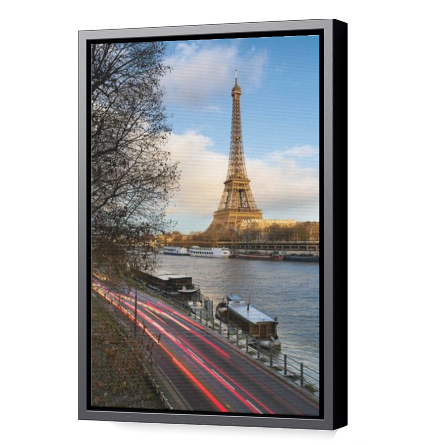 Thumbnail for Canvas - Black Floating Frame