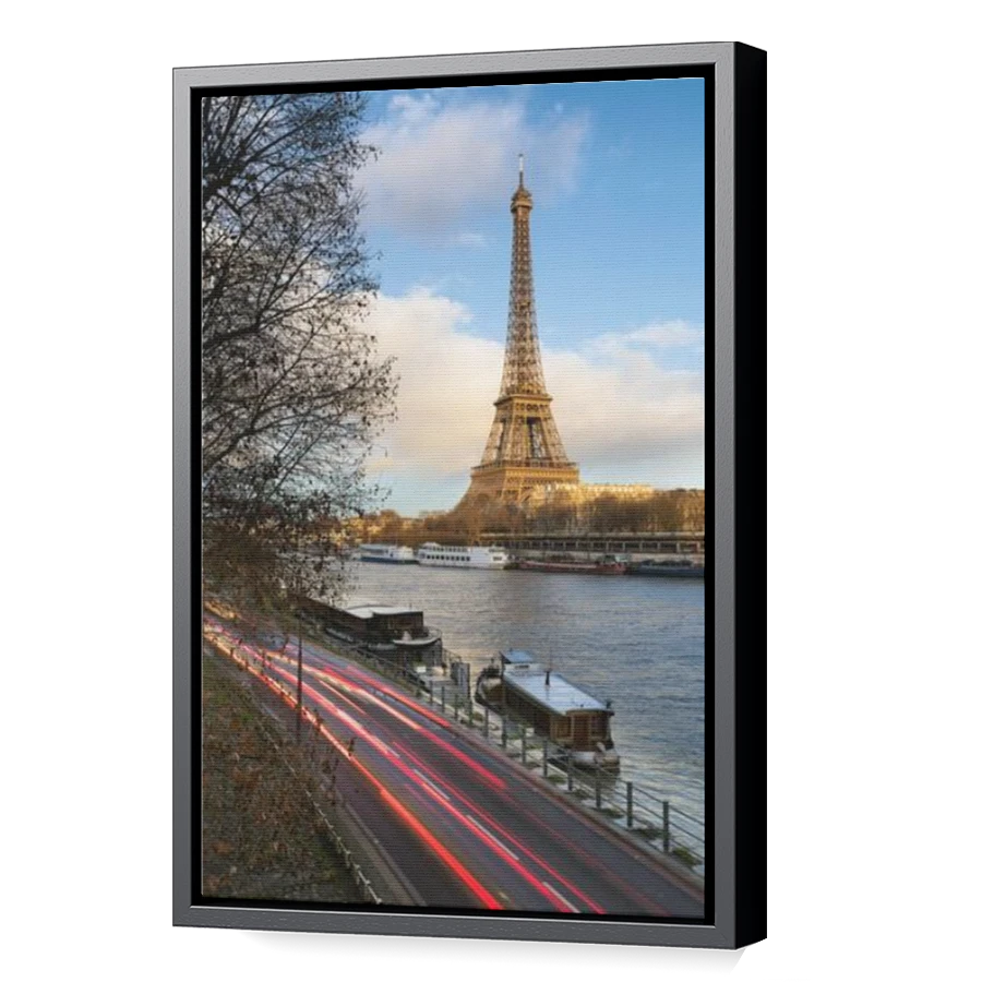 Thumbnail for Canvas - Black Floating Frame