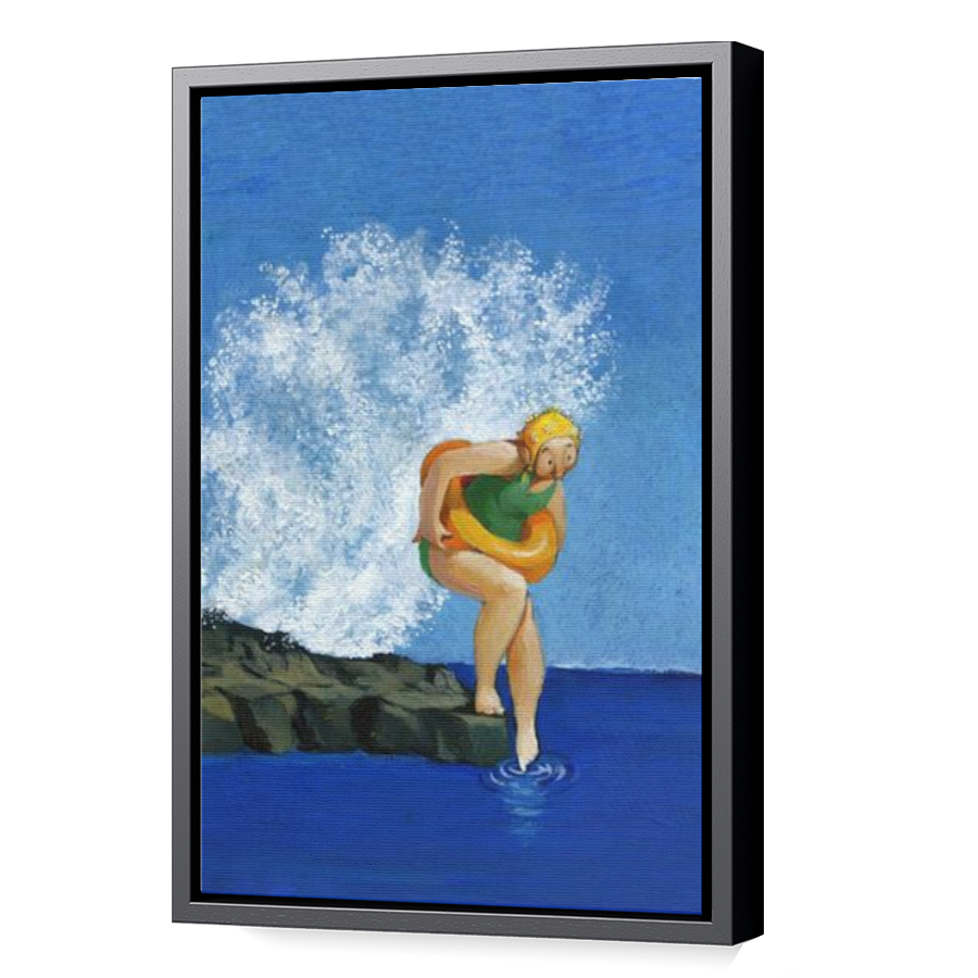 Thumbnail for Canvas - Black Floating Frame