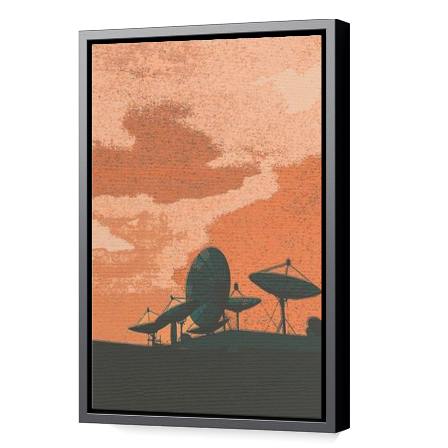 Thumbnail for Canvas - Black Floating Frame