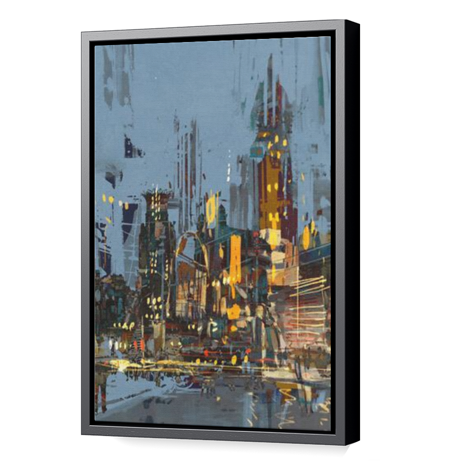 Thumbnail for Canvas - Black Floating Frame