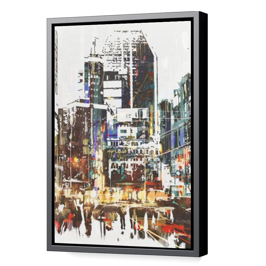 Thumbnail for Canvas - Black Floating Frame