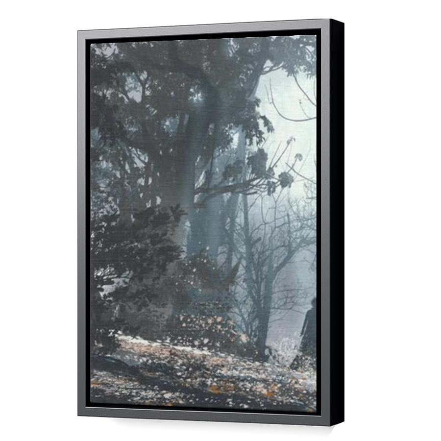 Thumbnail for Canvas - Black Floating Frame