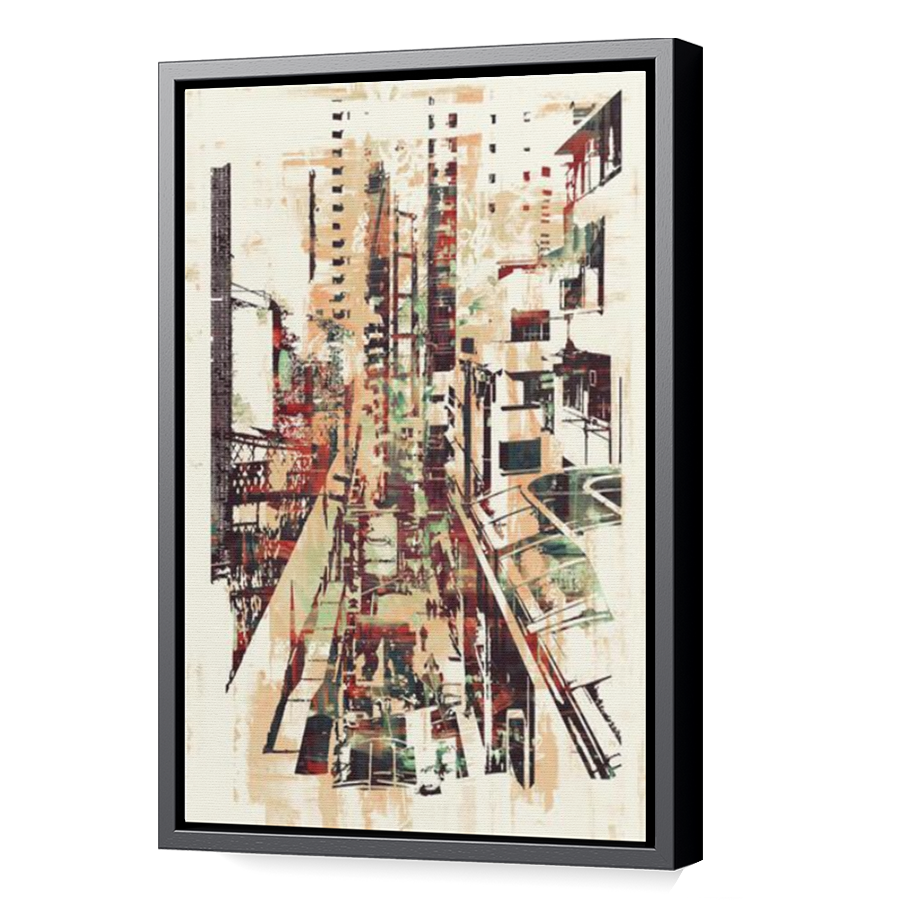 Thumbnail for Canvas - Black Floating Frame
