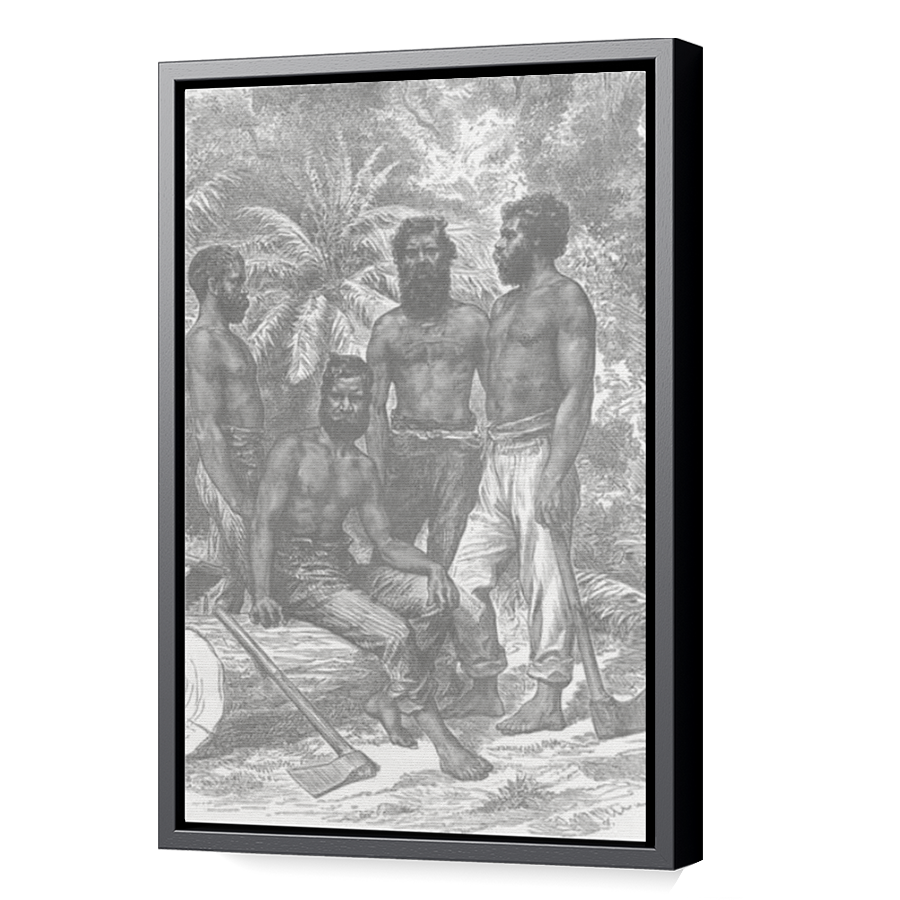 Thumbnail for Canvas - Black Floating Frame