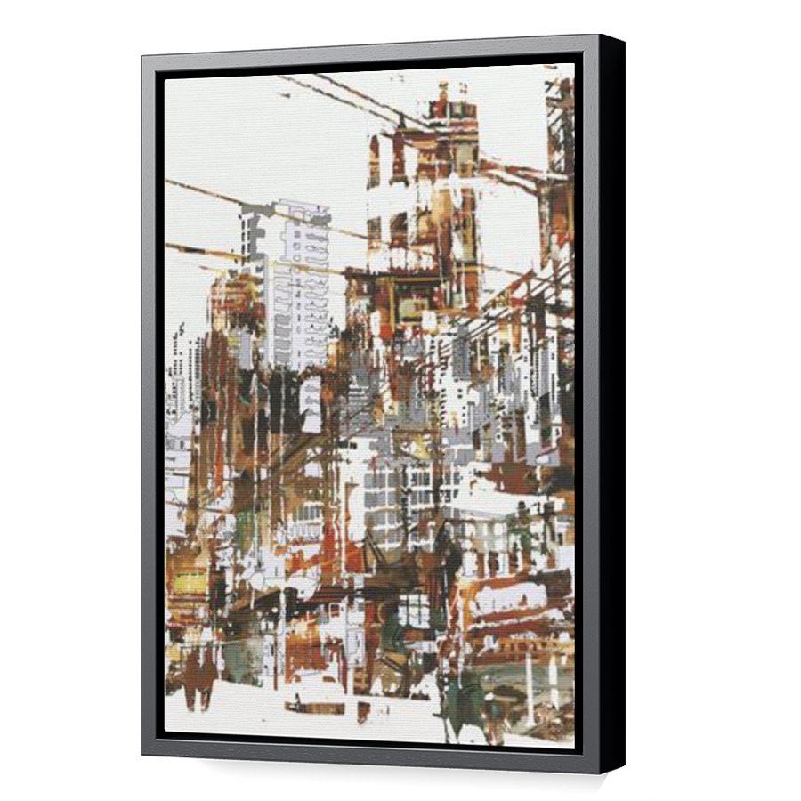 Thumbnail for Canvas - Black Floating Frame