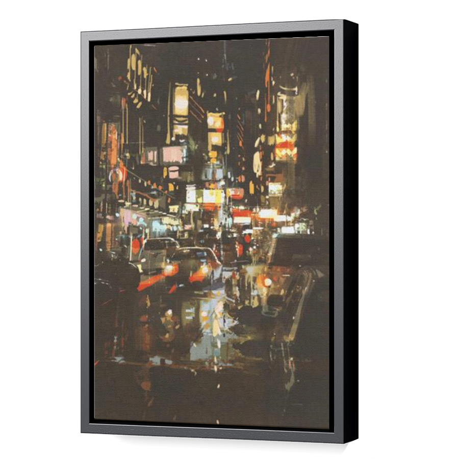Thumbnail for Canvas - Black Floating Frame
