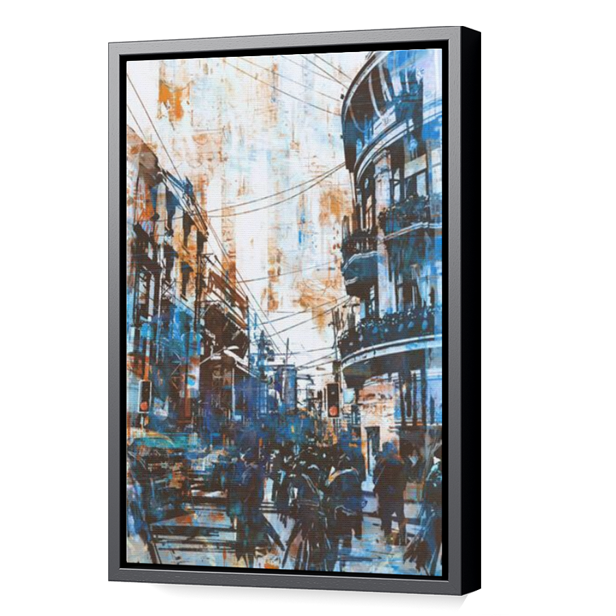 Thumbnail for Canvas - Black Floating Frame