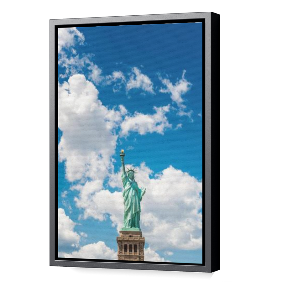 Thumbnail for Canvas - Black Floating Frame