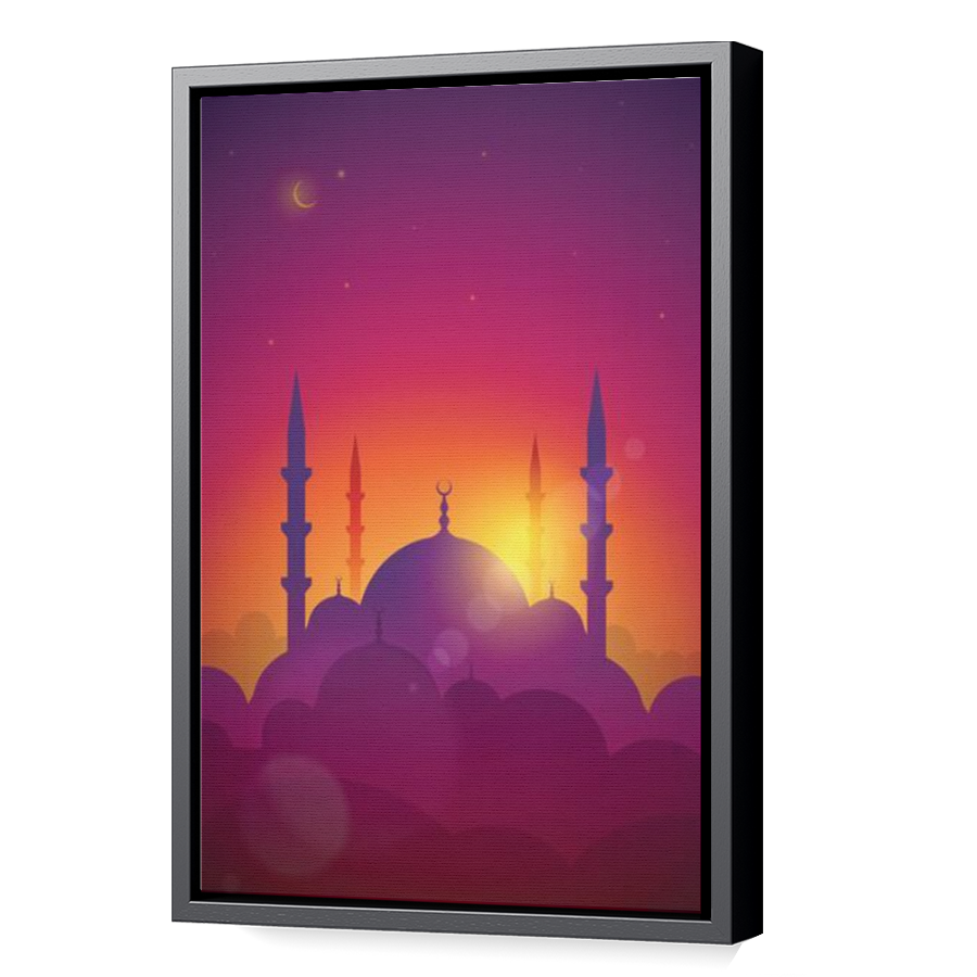 Thumbnail for Canvas - Black Floating Frame