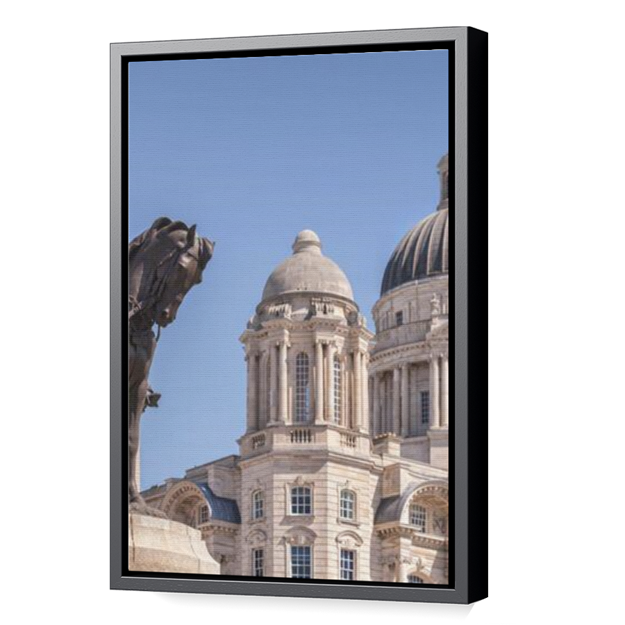 Thumbnail for Canvas - Black Floating Frame