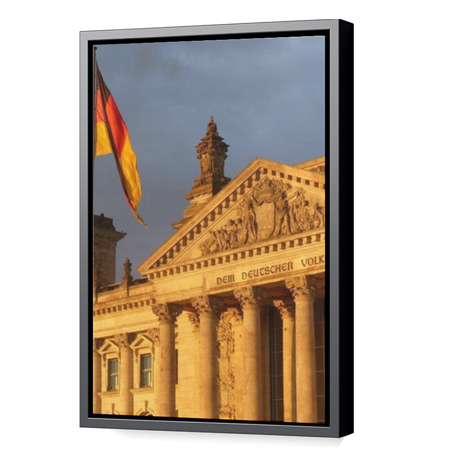 Thumbnail for Canvas - Black Floating Frame