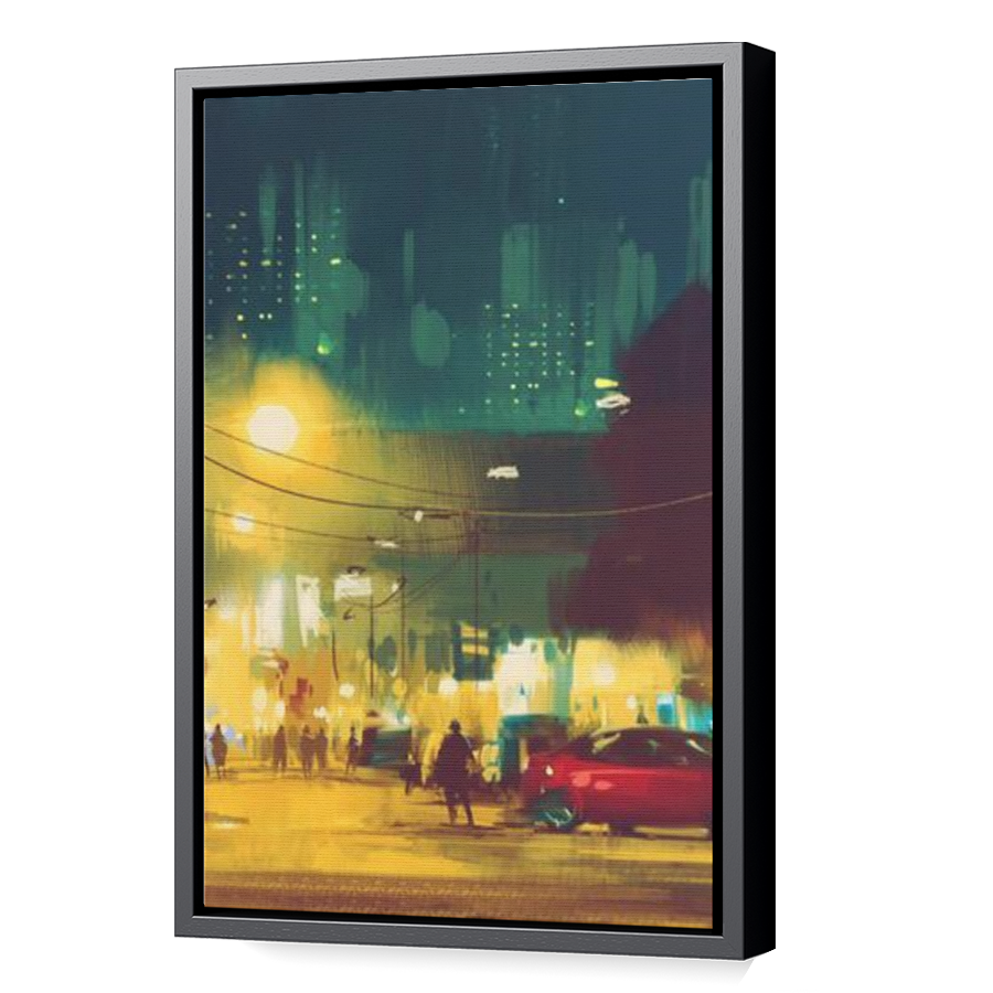 Thumbnail for Canvas - Black Floating Frame
