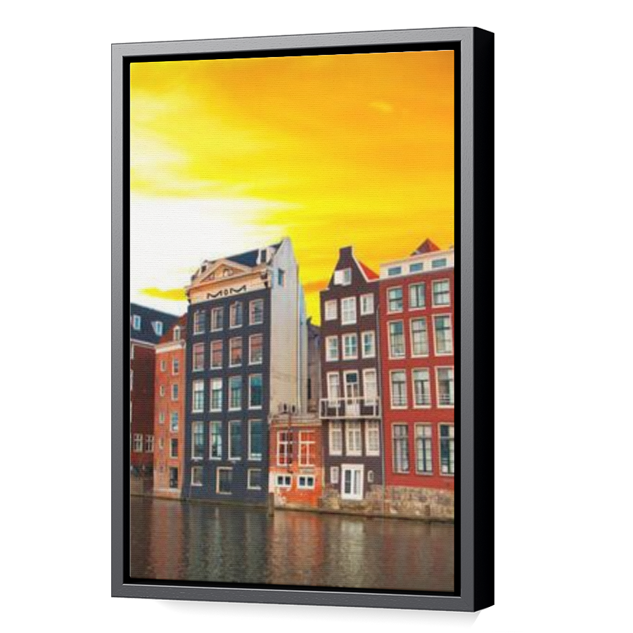 Thumbnail for Canvas - Black Floating Frame