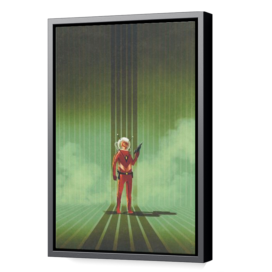 Thumbnail for Canvas - Black Floating Frame
