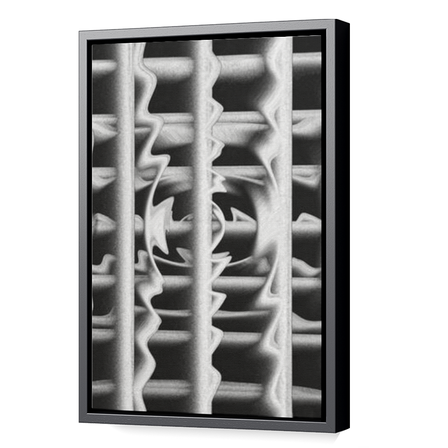 Thumbnail for Canvas - Black Floating Frame