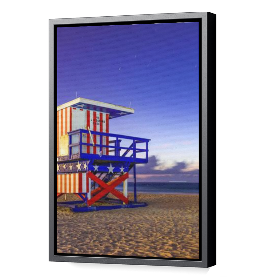 Thumbnail for Canvas - Black Floating Frame