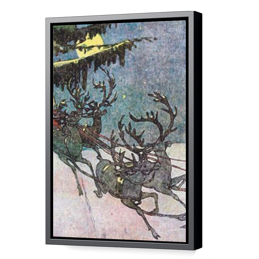 Thumbnail for Canvas - Black Floating Frame