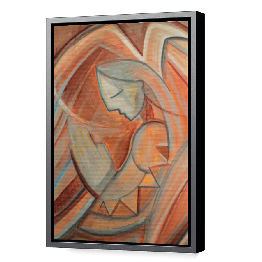 Thumbnail for Canvas - Black Floating Frame