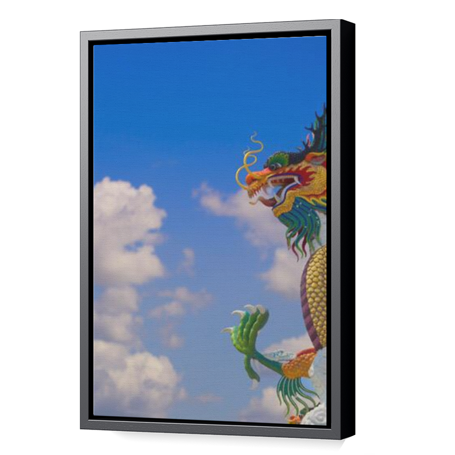 Thumbnail for Canvas - Black Floating Frame