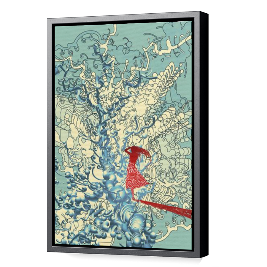 Thumbnail for Canvas - Black Floating Frame