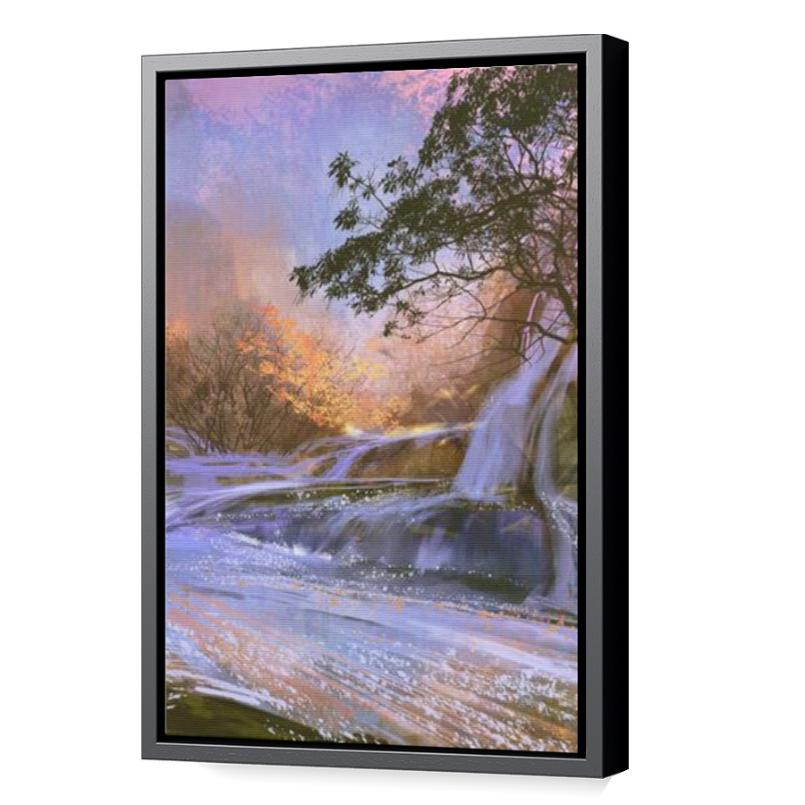 Thumbnail for Canvas - Black Floating Frame