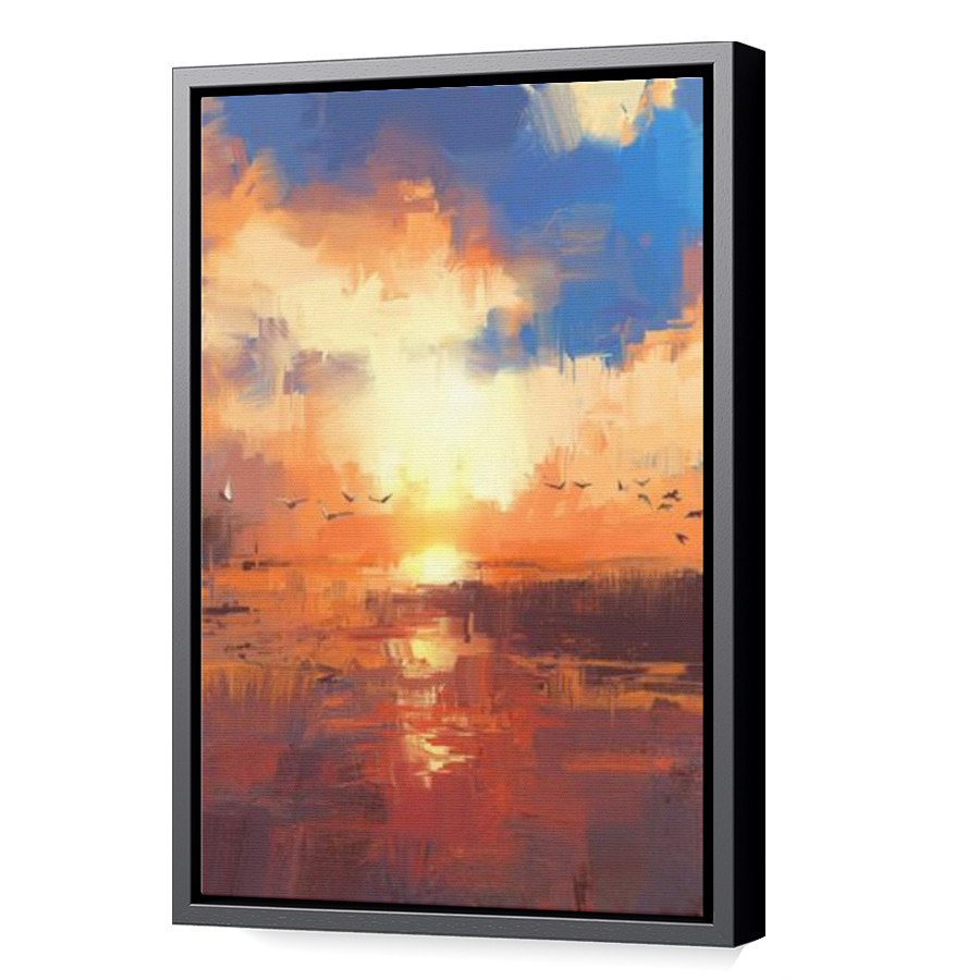 Thumbnail for Canvas - Black Floating Frame