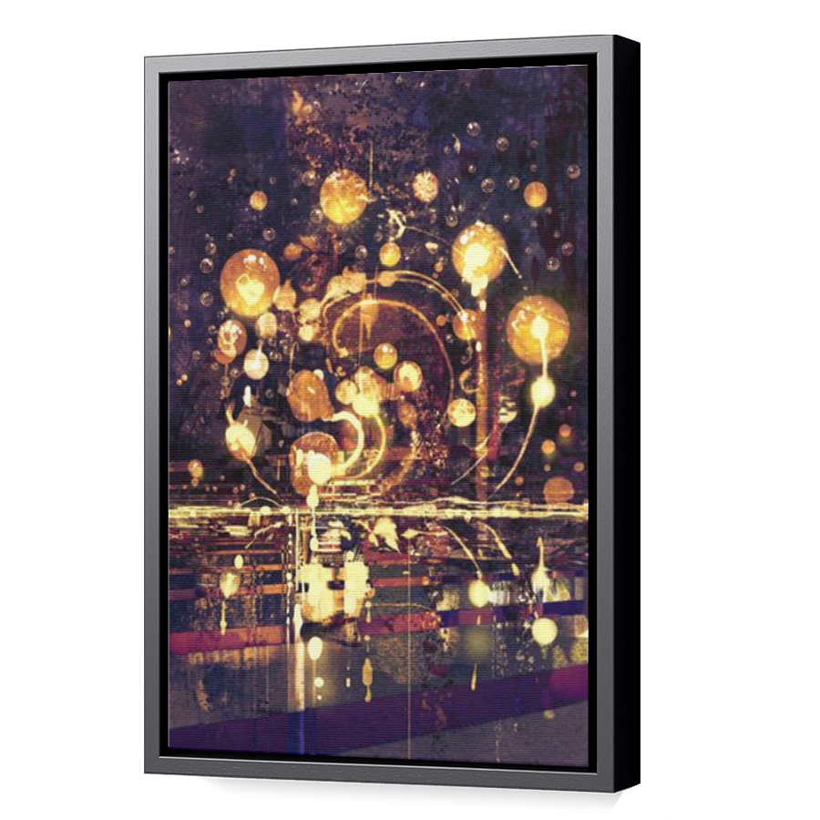 Thumbnail for Canvas - Black Floating Frame