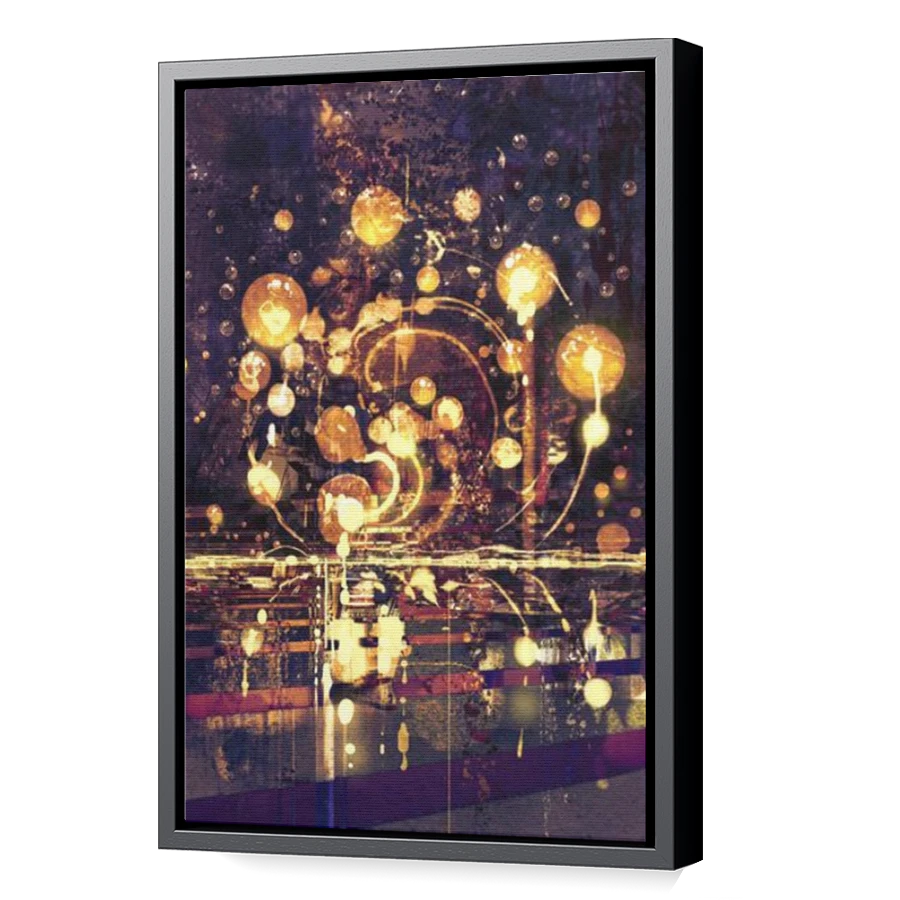 Thumbnail for Canvas - Black Floating Frame