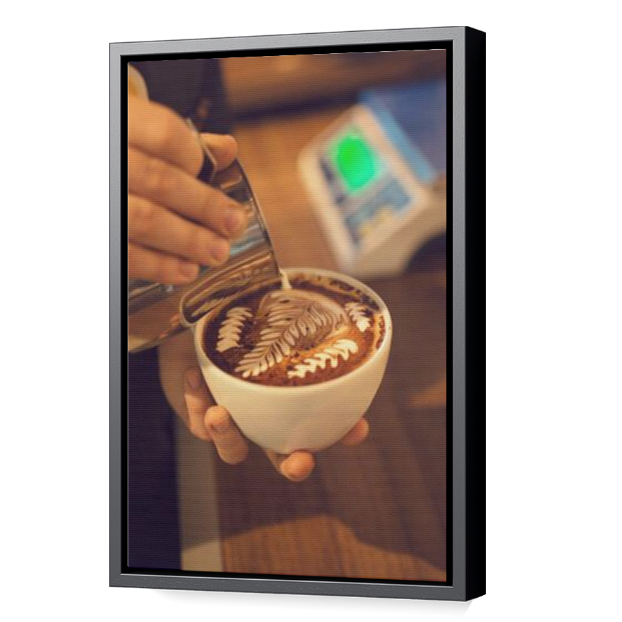 Thumbnail for Canvas - Black Floating Frame