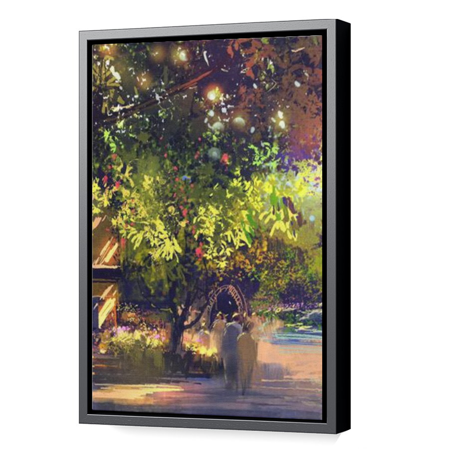 Thumbnail for Canvas - Black Floating Frame