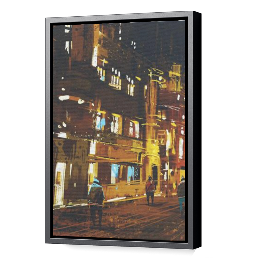 Thumbnail for Canvas - Black Floating Frame