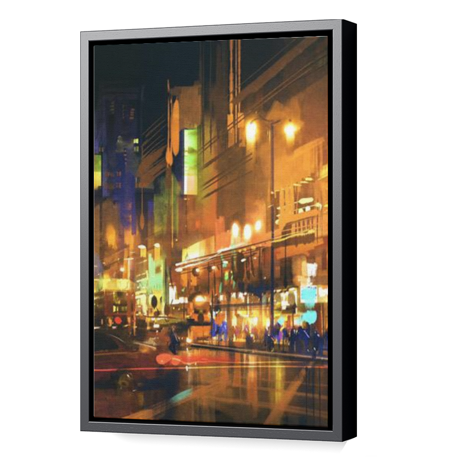 Thumbnail for Canvas - Black Floating Frame