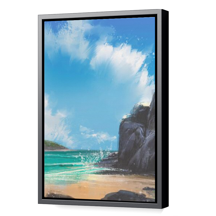 Thumbnail for Canvas - Black Floating Frame