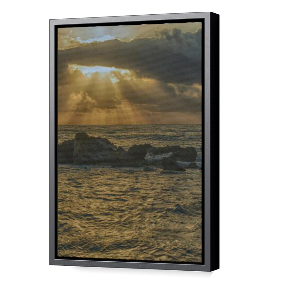 Thumbnail for Canvas - Black Floating Frame