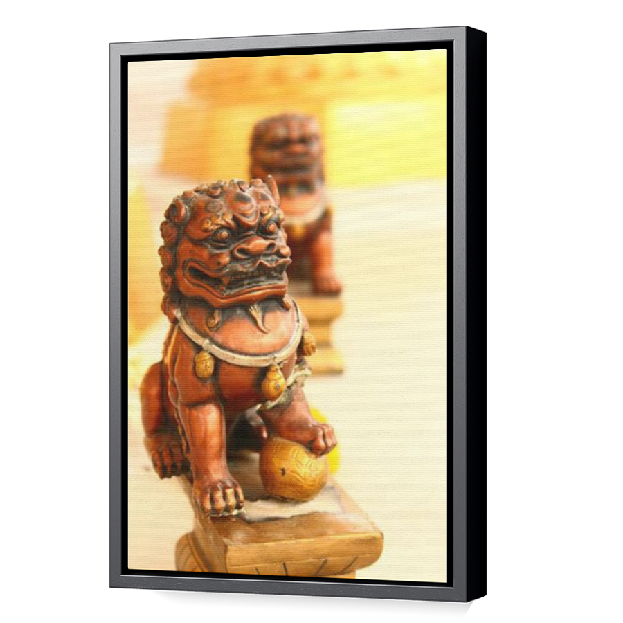 Thumbnail for Canvas - Black Floating Frame