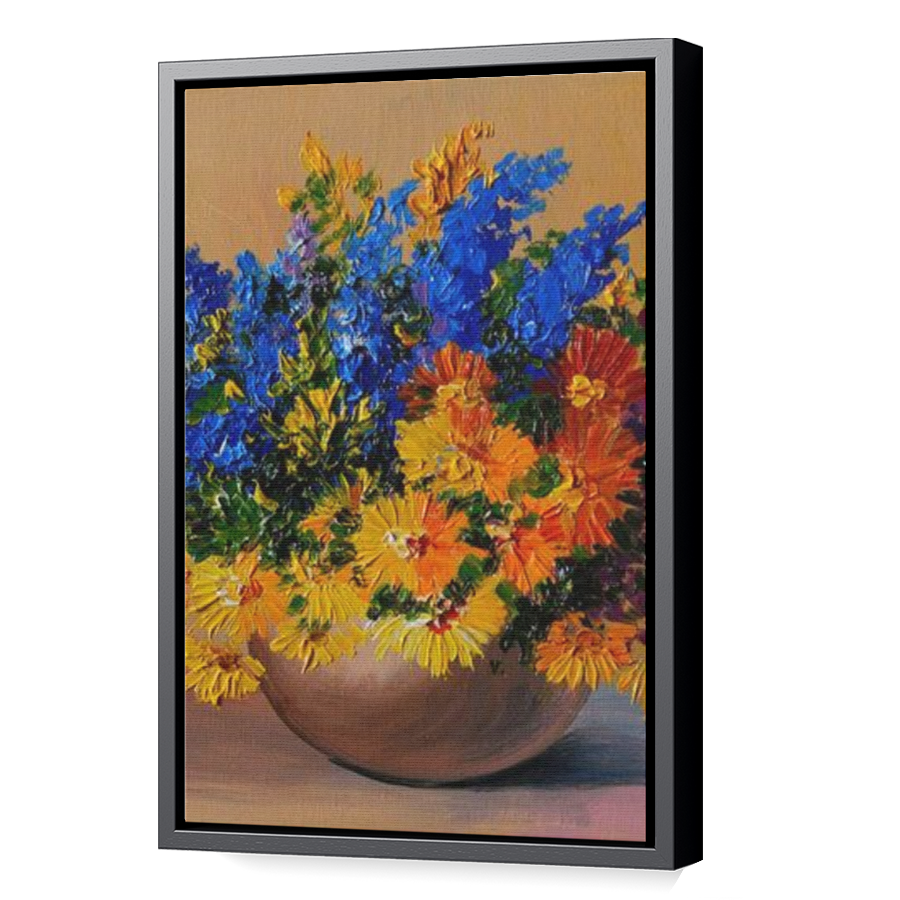 Thumbnail for Canvas - Black Floating Frame