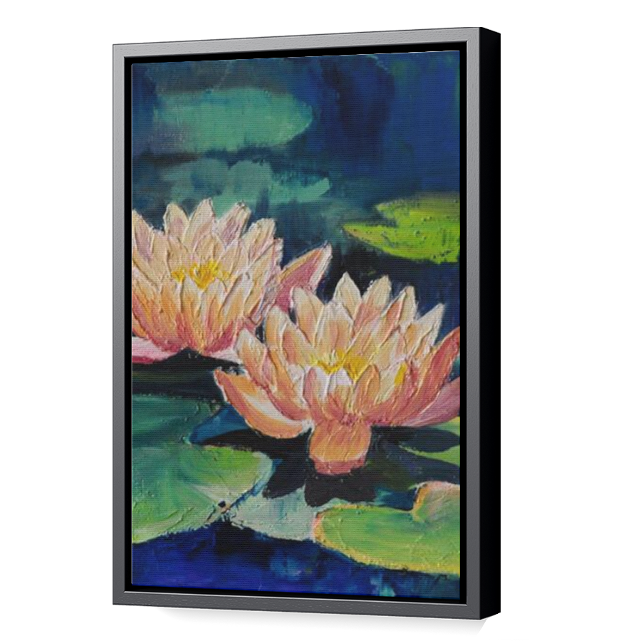 Thumbnail for Canvas - Black Floating Frame