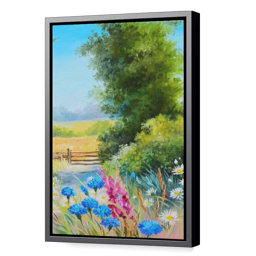 Thumbnail for Canvas - Black Floating Frame