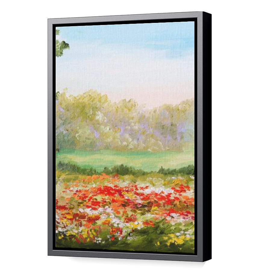 Thumbnail for Canvas - Black Floating Frame