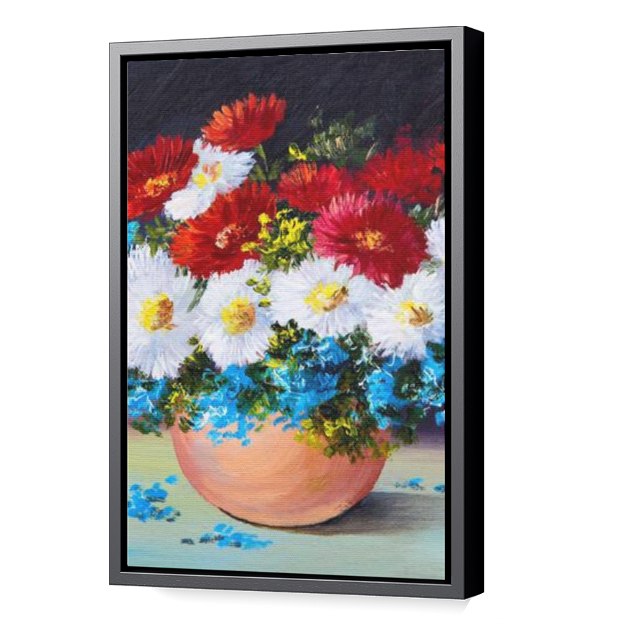 Thumbnail for Canvas - Black Floating Frame