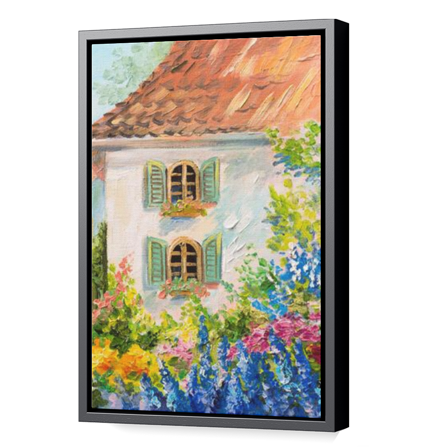Thumbnail for Canvas - Black Floating Frame