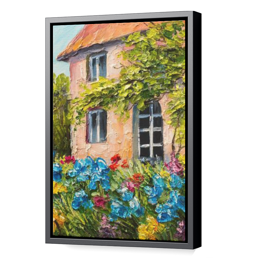 Thumbnail for Canvas - Black Floating Frame